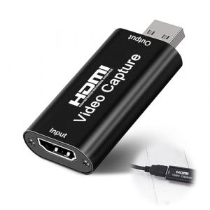 Carte de Capture Vidéo HD 1080p/4K, Plug & Play, Hdmi Video Capture Card Compatible avec Jeux, Streaming, Conférences Vidéo et Enregistrement en Direct, PS3/4, Xbox One (CHRYSANTHOU-ANTONIA, neuf)