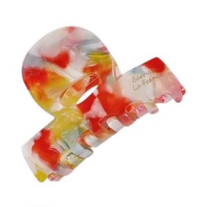 Clips de griffe de cheveux, clips de griffe pour femmes,Craignes de cheveux de dents - 2,4 pouces esthétique élégante petite sort hold non glissante style demi-coupes pour le mariage des fêtes (shangmi, neuf)