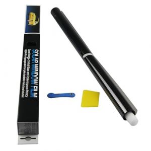 Film pour fenêtre de Voiture VLT Fenêtre Teinte Verre Shading Autocollant Protection UV Film d'obscurcissement Noir foncé pour Voiture Chambre 1%/5%/15%/20%/25％/35%/50%/70%(300 x 50 cm) (1mil-50%) (xiamenfenghanxuemaoyi, neuf)