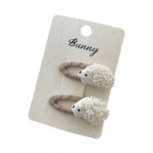 Hkfgdjdl Pince &agrave; cheveux en forme de h&eacute;risson et &eacute;lastiques &agrave; cheveux pour filles en tissu doux Accessoires sans danger pour (Pgeang, neuf)