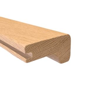 G&eacute;n&eacute;rique Ch&ecirc;ne Nez de marche Triangulaire 70mm x 35mm x 1m pour Parquet 20-23mm Ep. 20mm Brut (DESCHAUMES, neuf)