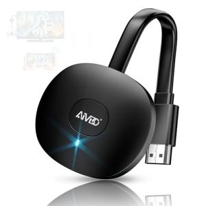 4K Adaptateur HDMI sans Fil, SOCLLLife Dongle HDMI sans Fil, Dongle d'affichage Miracast, Adaptateur WiFi Miracast, Depuis Android/OS/Windows/Mac OS/Phone/Tablette, vers PC/Moniteur/Projecteur/HDTV (ZHAOCHUANG, neuf)