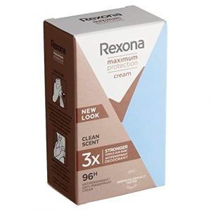 3 x Rexona Women Maximum Protection Clean Scent Deo Creme je 45ml 96H (IwonaTEC, neuf)