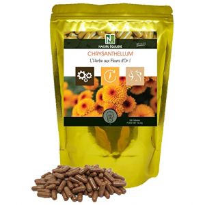 NAKURU | Chrysanthellum | Gamme Équilibre | Fabriqué en France | "L'Herbe aux Fleurs d'Or !" | (500 Gélules de 325mg / Poids Net: 162,5g) (Nakuru Super-Aliments, neuf)