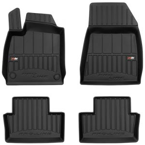 MOTOS Tapis de sol caoutchouc pour Renault Clio E-Tech V depuis 2019 Améliorez Votre Confort de Voyage avec Le tapis noir antidérapant Auto 3D- tapis voiture Tous Temps pour Voiture, Protection Contre (MOTOS EU, neuf)