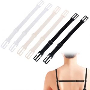 6 Clips Anti-Glisse pour Bretelles de Soutien-Gorge Transparents, Agrafes Réglables pour Femmes, Agrafe Soutien Gorge Attache Soutien Gorge Anti Glisse Bretelles (ALPHASS LOGISTICS LTD, neuf)