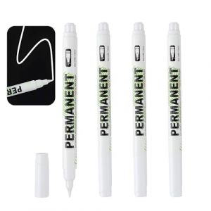 tiyiyok 4 Pièces Marqueurs Blanc, Stylo Blanc Indelibile, Marqueur Permanent Pointe Fine 1,0 mm, Feutre Indelebile, pour Bois, Pierre, Métal, Cuir, Pierre, Céramique, Plastique (leiyangshifangjiaodianzishangwuyouxiangongsi, neuf)
