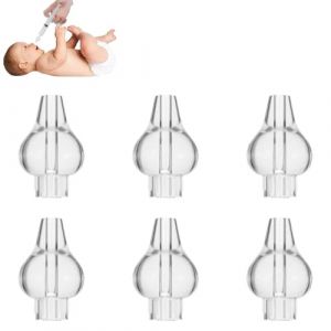 XENQITO 6 PI&Egrave;CES Seringue Nasale Bebe,Embout Seringue Nasale Bebe En Silicone,Embout mouche bebe Pour Seringue Lavage De Nez Bebe,Embouts Jetables,Embout Mouche Bebe En Silicone (WANG JINGNAN STORE, neuf)