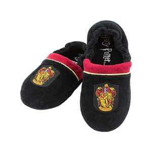 Funidelia Chaussons Gryffondor - Harry Potter pour fille et garçon, Licence Officielle, Taille 34-36, Poudlard, Magiciens. Produits dérivés à offrir à Noël et pour les anniversaires (Funidelia FR-BE-LU, neuf)