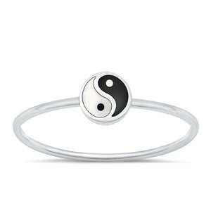 Joyara Bague Argent Fin 925/1000 Yin Yang Q (JOYARA, neuf)