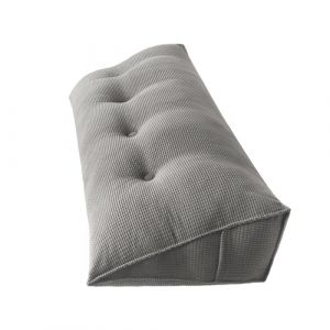 VIIROUD Coussin de Lecture pour lit Coussin Compens&eacute; Triangulaire Oreiller De Coussin Tete de lit Dossier De T&ecirc;Te De Lit Amovible Coussin Lombaire en Coin pour Chambre Lit Jour,120 * 50 * 20 cm-Gris (Hechheu, neuf)