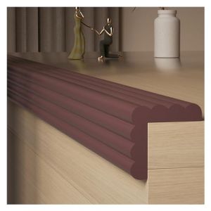Bandes De S&eacute;curit&eacute; En Mousse, Type W Auto-adh&eacute;sif Bande Anti-collision, S&eacute;curit&eacute; Bande De Protection Pare-chocs Pour Le Tableau Chaise Banc TV Meubles Lit Armoires Escalier ( Color : Brown , Size : 20 (MEISHI MEIKE, neuf)