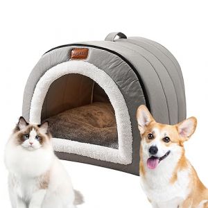 Stronrive Niche pour Chien intérieure - Lit d'extérieur Portable pour Chat avec Tapis Souple Amovible,Utilisation extérieure et intérieure, Niche pour Chats, Chiens et Petits Animaux, pour Toutes Les (Stronrive, neuf)