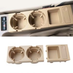 TTCR-II Compatible avec Porte-Gobelet BMW Serie 3 E46 1997-2006, Porte-Gobelet pour Console Centrale de Voiture Serie 3 316i 318i 318d 320i 320d 323i 325i 325xi 328i 330i 330xi M3 (51168217953)-Beige (Yumzeco Yumzeco, neuf)