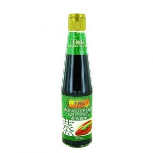 Lee Kum Kee Sauce de soja pour Fruits de Mer, Poissons et Crustacés 410ML (Lot de 2 bouteilles) (Bo Time - Direct Fabricant, neuf)