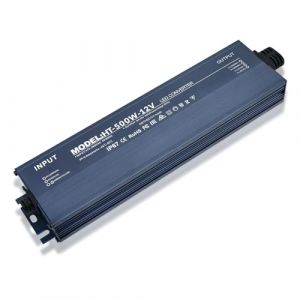 alimentation 12v 42A, Transformateur 220V 12V 500W, led driver 12v étanche IP67, Transfo AC à DC, convertisseur 220v 12v, pour CCTV MR16 G4 MR11 GU5.3 Ampoule et Bande Lumineuse LED, Non Dimmable (CYHQ-EU, neuf)