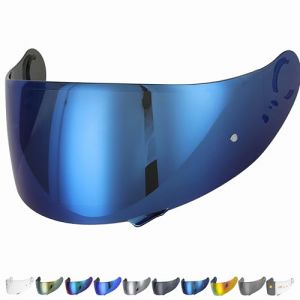 Everalo Visiere Casque Compatible avec Shoei GT Air - GT Air 2 - Neotec - Opticson - Cns 1 - Visière Ecran Pinlock Ready - Anti-Rayures (Bleu) (Everalo Italia, neuf)