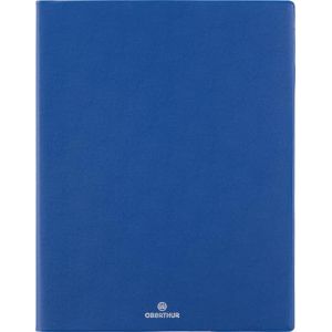 OBERTHUR - 1 Agenda Semainier de bureau 27 ODESSA - Janvier 2026 à Décembre 2026 - Dimension 21 x 27 cm - Couverture Bleu Marine - Bilingue (Papeterie Libellus, neuf)
