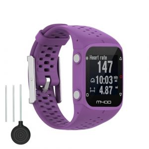 Bdsidy Bracelet Compatible avec Polar M430 /Polar M400 Band, Femme Sport R&eacute;glable Strap Silicone Bracelets de Remplacement Homme Watchband pour Polar M430 /Polar M400 Smartwatch Accessoires (Violet) (Dikoe, neuf)