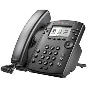 Polycom VVX 310 Business Media Phone (2200-46161-025) Alimentation non incluse – (renouvelé) (systemsXchange, neuf)