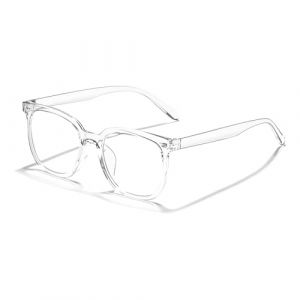 Domicubes Lunette Anti Lumiere Bleue, Anti Fatigue Oculaire Lunette Gaming Ultra Légère Lunettes Bloquant Monture Transparent Fausses Lunettes de Vue Pour Gaming Lecture PC Tablette Ordinateur (Erfushangmao, neuf)