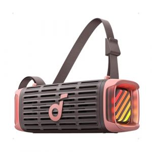 Soundcore Boom 3i by Anker, Enceinte Bluetooth extérieure résistante, IP68, Flottante, résistante à l'eau salée, BassUp 2.0, Enceinte Portable de 50 W, Bluetooth 5.3, 16 h, TWS,Kayak/pêche/Camping (AnkerDirect FR, neuf)