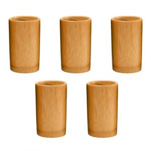 Alnicov Ensemble de 5 ventouses en Bambou avec ventouses en Bois : kit de ventouses id&eacute;al (Music Lover EU, neuf)