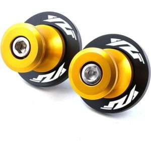 ZESIDIMO 2 pièces M6 Diabolos cliquets pour Yamaha YZF R1 R1M R3 R6 R7 R25 R125 YZFR6 YZFR1 accessoires de moto support de moto arrière bras oscillant (Or) (ZYAKO, neuf)