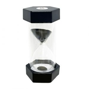 Sablier à minuterie, Sablier Enfant, Minuteur Sabliers, Sablier Sécurité Enfant, Coloré Sablier Sable Horloge Minuteur, Minuterie de Cuisine, décoration de Bureau à Domicile,30 Minutes, Noir (Dream HorseX, neuf)