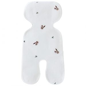 Coussin de refroidissement pour bébé, Assise Universelle Poussette Été, Coussin de Siège Poussette Coussin Voiture Bebe Bébé Housse d’Été Anti-Transpiration pour Poussette Coussin Bébe (Qpolly, neuf)