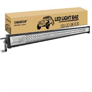 RIGIDON 42 Pouces 105 cm 540W Slim Barre de Led 4x4, Triple rangée 12V 24V droit barre d'éclairage led, Barre lumineuse led pour offroad Véhicules Voiture camions SUV ATV, 6000K feu antibrouillard (Sanyue-EU, neuf)