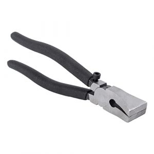 MUCKLILY Pince À Outils Ménagère À Bec Plat Pince À Verre Noire En Métal Conception De Prise Confortable Polyvalente Pour Les Projets (Senike, neuf)
