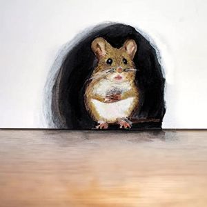 20pcs Sticker Mural Trou de Souris 3D réaliste,Stickers Trou de Souris,Autocollants de Souris,Mouse Hole Wall Sticker pour la Décoration d'angle,Les Murs,Les plinthes, Stickers Trou de Souris AUT (xjinwalo, neuf)