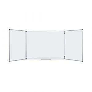 Tableau triptyque blanc laqué Trio Maya 60 x 90 cm Bi-Office (Maxiburo, neuf)