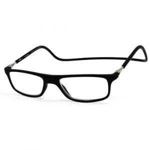 NEW VISION Lunettes, Lunettes Loupe, Lunettes De Lecture Magn&eacute;tique, Longueur R&eacute;Glable Lunette De Lecture Homme Femme, NV2904 (Noir, 1.5, diopters) (New Vision Milano, neuf)