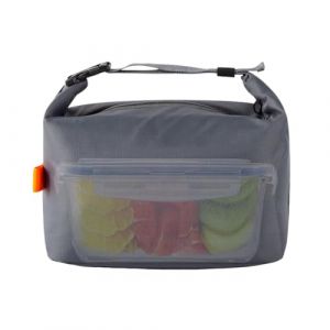 Sac Repas Sac &Agrave; Lunch Isol&eacute;e En Aluminium Sacs &Agrave; D&eacute;jeuner Isotherme R&eacute;utilisable 25 X 14 X 22cm Sacs De D&eacute;jeuner Pliable &Eacute;tanche Pour Le Travail Bureau L'&eacute;cole Le Pique-nique Les Voyages Picnic (fanlibin, neuf)