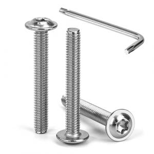Tunejoy 30 Pi&egrave;ces Vis &agrave; T&ecirc;te Bomb&eacute;e Torx avec Bride M4 x 30 mm Vis &agrave; Six Pans Creux en Acier Inoxydable A2 V2A Boulons &agrave; T&ecirc;te Hexagonale avec Cl&eacute; T20 Filetage Complet (HYPER SHOP SRL, neuf)