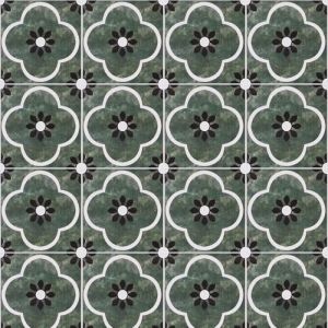 Papier Peint Adhesif Vert Mural Cuisine,44 x 500cm Papier Peint Floral Noir et Blanc Papier Peint Geometrique Vert Papier Peint Rayure Vintage Papier Peint Adhesif pour Meuble Chambre,Cuisine,Salon (ICYEHAO-EU, neuf)