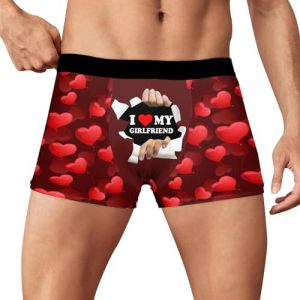 DeaAmyGline Boxer Homme Humour Saint Valentin,Boxer Saint Valentin,Calecon Personnalisé Homme Humour Boxer Personnalisable Cadeau Saint Valentin,Boxer Homme Sexy,Lingerie Sexy Homme (DeaAmyGline【5-12jours de livraison】⭐⭐⭐⭐⭐, neuf)