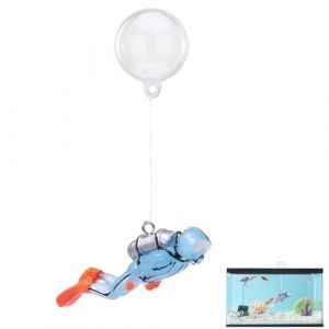 Generisch D&eacute;coration flottante pour aquarium - Boule flottante phosphorescente pour aquarium - Attrayante - D&eacute;coration d'aquarium - Petite boule flottante - Plongeur miniature pour l'eau (QiuYanBinShangMao, neuf)