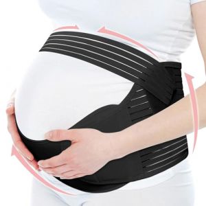Fonyiunce Ceinture Grossesse Femme Enceinte, Maternité et Post Accouchement Bande De Ventre, Ceinture Femme Enceinte Réglable, Ceinture Maintien Avant Apres Grossesse(XL) (Pal Global Merchants, neuf)
