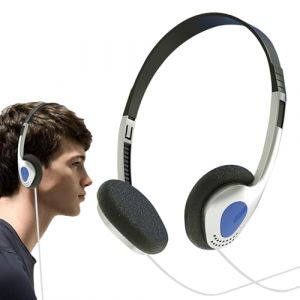 Salyeeluly Casque r&eacute;tro filaire l&eacute;ger, casque st&eacute;r&eacute;o filaire de style, l&eacute;ger vintage sensations d'&eacute;coute &agrave; armatures pour baladeur (salyenrory, neuf)