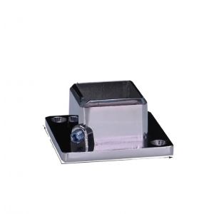 Connecteur de Tube/tuyau carr&eacute; 1 pi&egrave;ce for Tube/tuyau en acier inoxydable de 25mm x 25mm, bride de Tube carr&eacute;, porte-v&ecirc;tements/accessoires de cadre d'armoire(Flange) (Starry Shops, neuf)