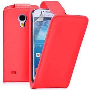 annaPrime Etui Coque Housse pour Samsung Galaxy S4 Mini, Etui Simili Cuir Couleur Rouge (LUONG ANH TUAN, neuf)