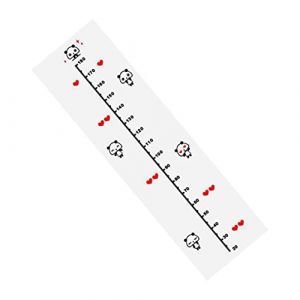 Beatifufu 1ensemble Autocollant Mural D&eacute;coratif Pour Mesurer La Hauteur Des Gar&ccedil;on Fille Toise Motif Ours Pour Chambre Gar&ccedil;on Fille (Camprilli, neuf)