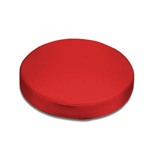 EN AyuL Coussin de siège de Chaise de Jardin imperméable,40/45cm Coussin de Chaise Rond pour l'extérieur,Coussin de Chaise épais pour Le Patio, Le Bureau et l'intérieur (50x50x3cm,Rouge) (EN AyuL, neuf)