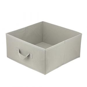 lavita Bo&icirc;te de rangement en tissu | Bo&icirc;tes de rangement pliantes 31 x 31 x 15 cm | Tiroir Bo&icirc;te de rangement Tiroir | Syst&egrave;mes de rangement pour les v&ecirc;tements | 1 pi&egrave;ce (brun clair) (DOMINO-TRADE, neuf)