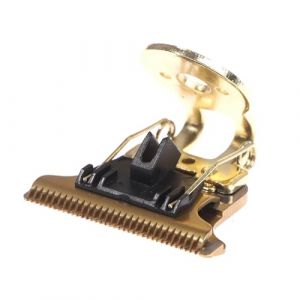 Lame De Tondeuse &Agrave; Cheveux En Forme De T Avec Support T&ecirc;te De Tondeuse De Rechange For Tondeuse &Agrave; Lame T9 Pi&egrave;ces De Tondeuse &Agrave; Cheveux(Gold) (bing xiang, neuf)