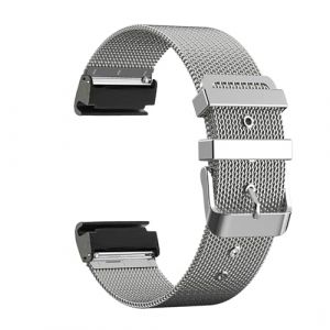 M&eacute;tal Bracelets pour Garmin Forerunner 235/230/220/620/630/735XT Bracelet de Montre, Milanais Maille avec Fermoir R&eacute;glable en Acier Inoxydable Bande de Rechange avec Garmin Forerunner 235 Sangle (1) (Kemikeji, neuf)