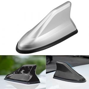 Antenne Voiture Requin pour Citroen C2 C3 C4 Cactus C5 C4 Picasso C6 Ds3 Ds4 Ds5, Aileron de Requin Antenne Radio Voiture FM/AM Base &Eacute;tanche, Accessoire Voiture,Silver (wuhankuangyanzishangmaohang, neuf)